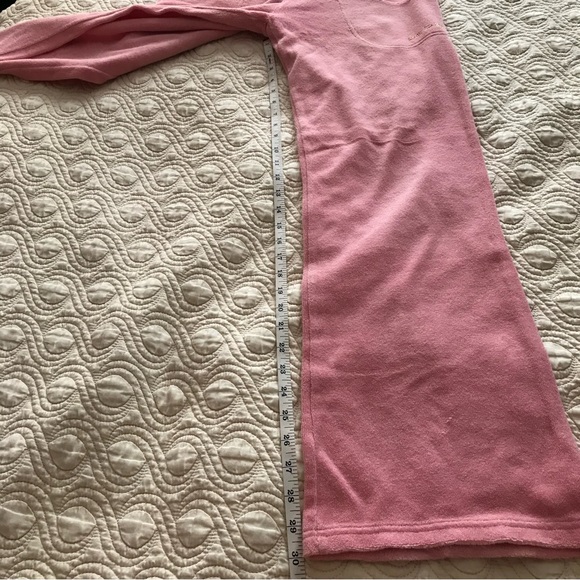 Bebe sweatsuit set in pink w/long sleeved hooded top and sweatpants. - Picture 4 of 15
